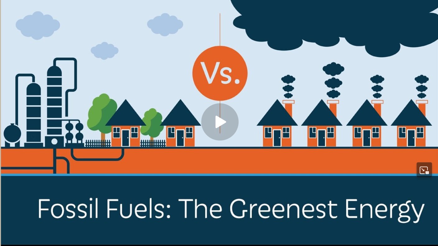 Fossil Fuels: The Greenest Energy